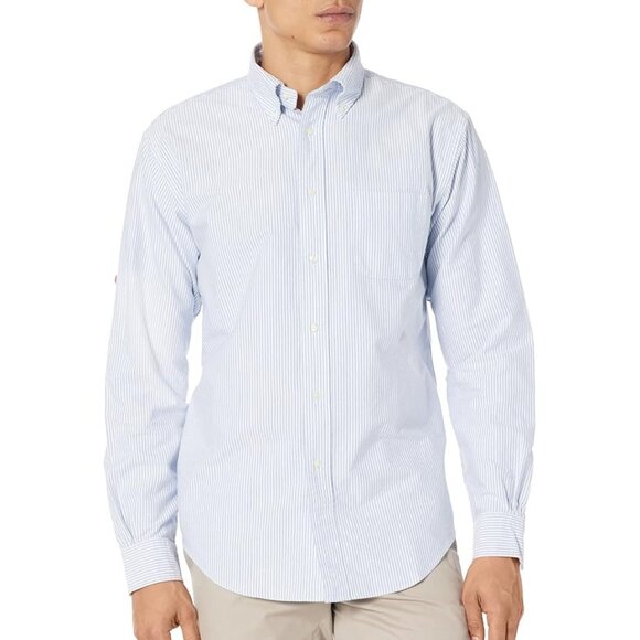 Brooks Brothers Regent Supima Cotton Striped Dress Shirt Size L XL - Picture 1 of 5